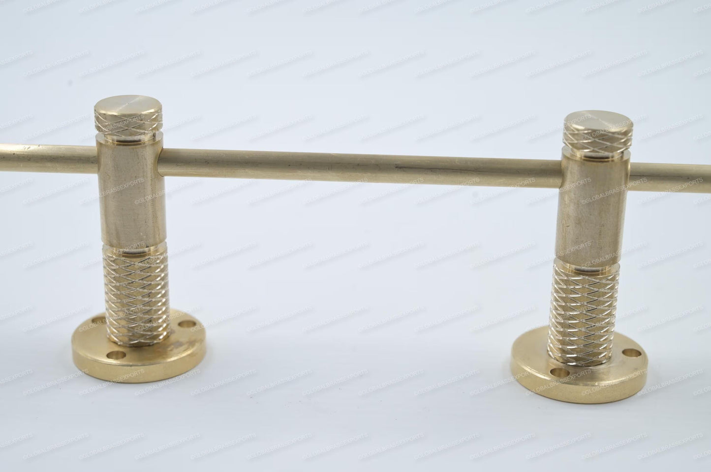 Unlacquered/ Lacqured Brass Gallery Rail - Tipping Rail for Shelves - Matt Brushed Finish.