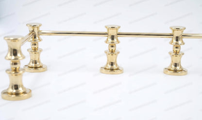 Unlacquered/ Lacqured Brass Gallery Rail - Tipping Rail for Shelves - POLISHED Finish.